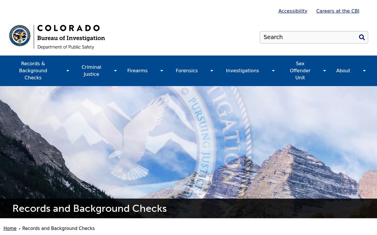 El Paso County criminal history CBI records overview