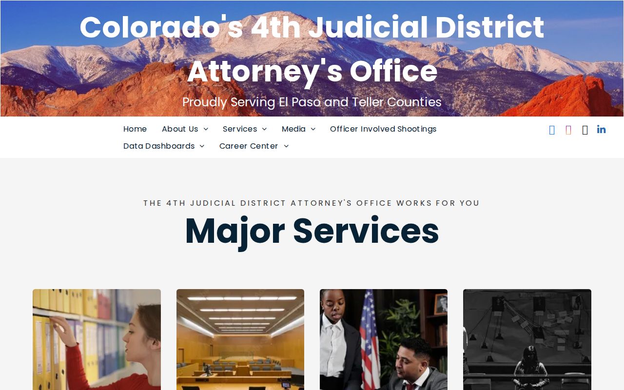El Paso County criminal records district attorney services